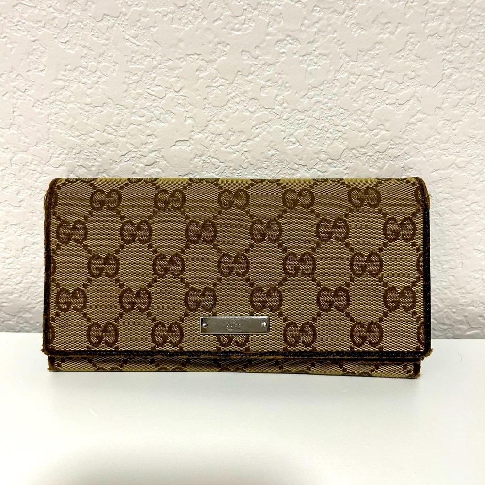Authentic Gucci Double Long Wallet